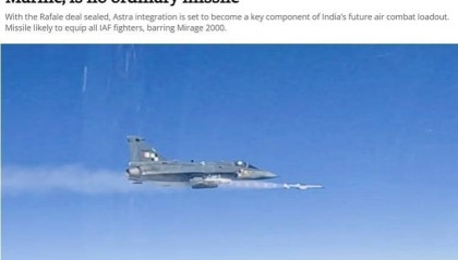印度空军为“阵风”战机换装国产导弹 大量购买外国战机有利有弊