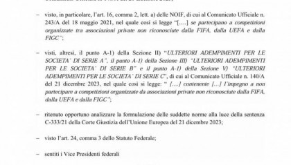 🟢欧超绿灯！意足协官方公告：废除21年5月颁布的反欧超法案