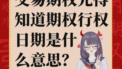 交易期权先得知道期权行权日期是什么意思？