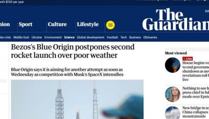 天气影响发射计划，贝索斯蓝色起源 “新格伦” 火箭发射再顺延