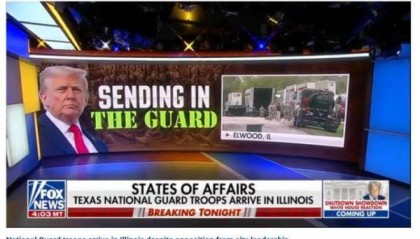 美国国内冲突升级 得州200名士兵被派往芝加哥