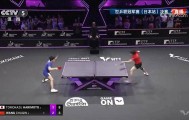 张本智和夺冠后再与王皓握手 此前称王皓握手“太敷衍”