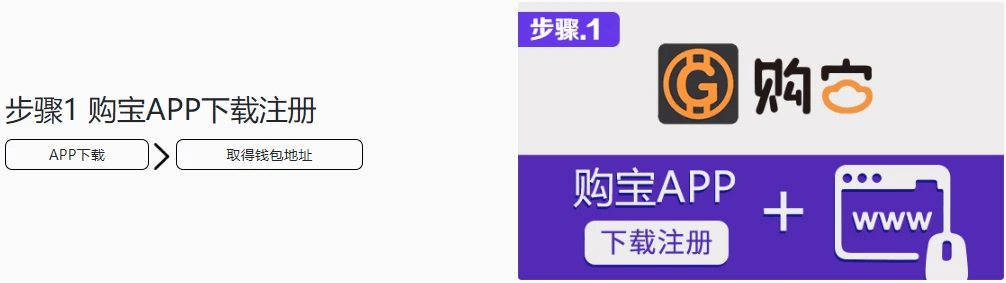 购宝钱包教学教程，购宝支持平台